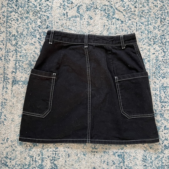 UBRAN OUTFITTERS BLACK DENIM SKIRT - Picture 2 of 4